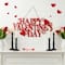 Glitzhome® 24" Metal "HAPPY VALENTINE'S DAY" Wall Decor